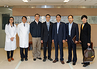 Delegation from 302 Hospital visits Li Ka Shing Institute of Health Sciences